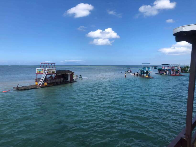 From Manila: Little Boracay Beach w/ Floating Bamboo Cottage - Tagaytay Ridge and the view of Taal Volcano