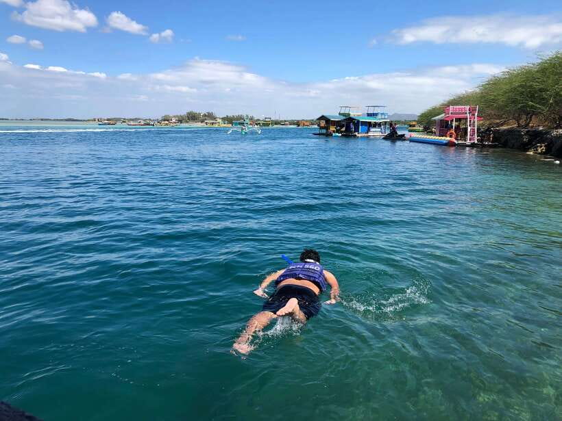 From Manila: Little Boracay Beach w/ Floating Bamboo Cottage - Burot Beach and the Little Boracay sandbar