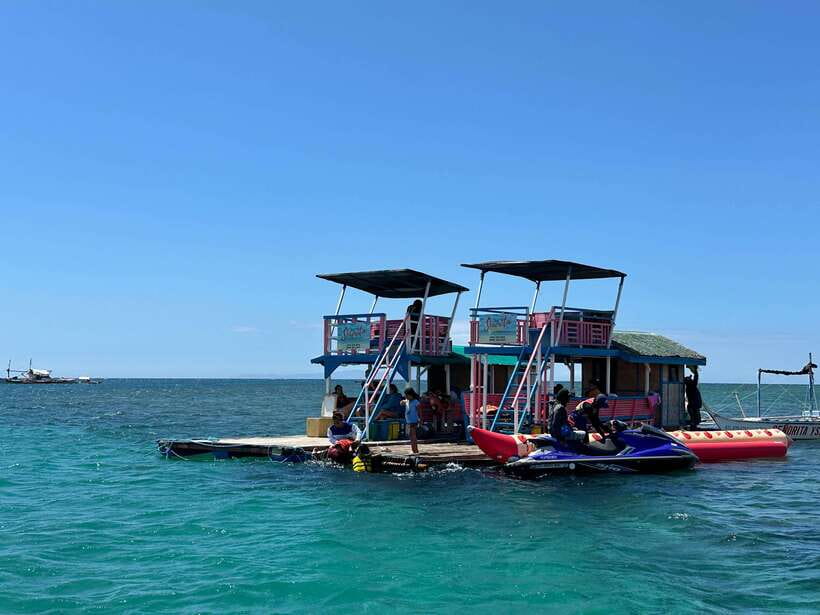 From Manila: Little Boracay Beach w/ Floating Bamboo Cottage - The guides and the feel of the group