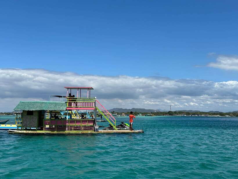 From Manila: Little Boracay Beach w/ Floating Bamboo Cottage - The 5:30 AM pickup and drive south