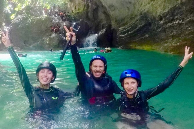 Group Tour of Moalboal Sardines Run & Kawasan Canyoneering - Two famous Cebu experiences in one hard-working day