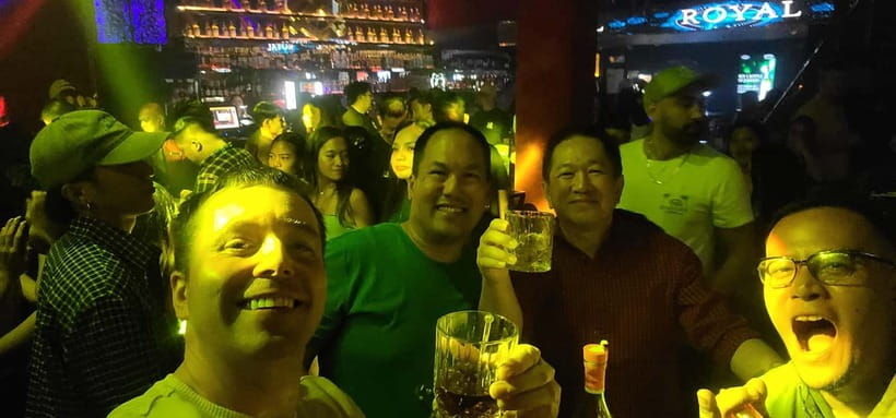 Makati Nightlife: VIP Access to Clubs, Rooftops & Go-Go Bars - 10:40 PM at Bourbon Bar: live music and a local night out
