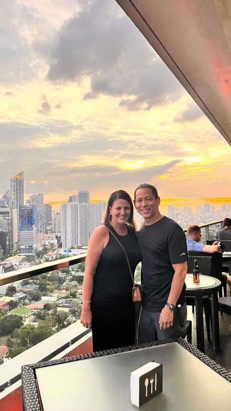 Makati Rooftop Barhopping with Local Guide - Stop one: getting the city view in place