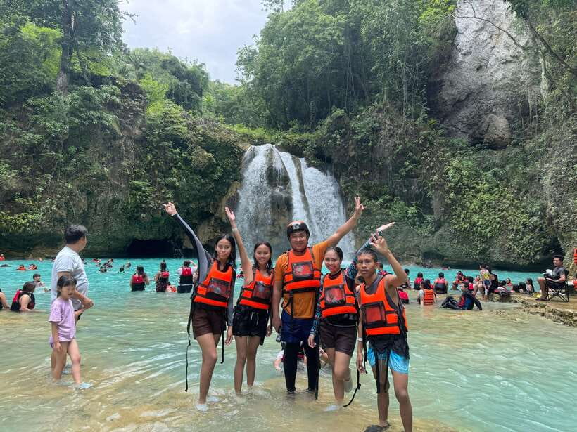 Oslob Whale Shark Swimming & Kawasan Falls Canyoneering - Meeting the whale sharks at Oslob