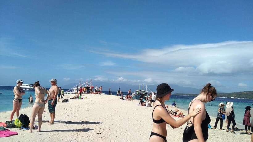 Oslob: Whaleshark Swimming, Tumalog Falls & Sumilon Island - Swimming with whale sharks in Oslob