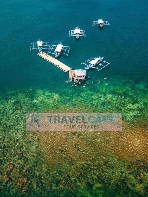 Puerto Princesa Honda Bay Island Hopping - Cowrie Island is the relaxed finish