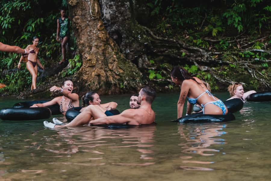 Riverside Jungle Trip & Sunset Boat Party by Haqqy Life - The included sunset cruise and the party atmosphere