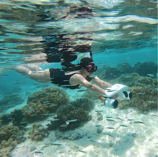 Siargao Seascooter: Experience Flying Underwater - Camera mounts are included, but the camera is not