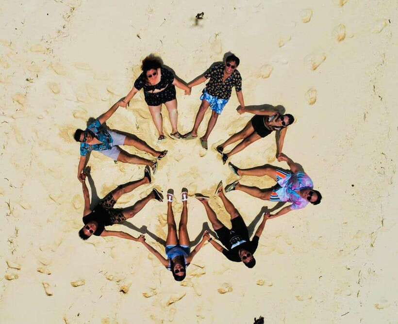 Siargao Tri-Island with Drone & Mermaid Tail - What the crew adds to the day